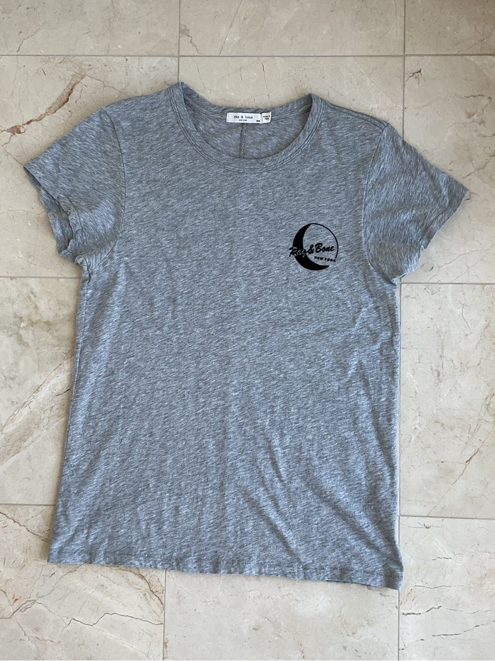 rag & bone women’s Slub Logo Tee - Picture 3 of 7